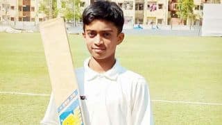 14-year-old scores unbeaten 556 in two-day fixture